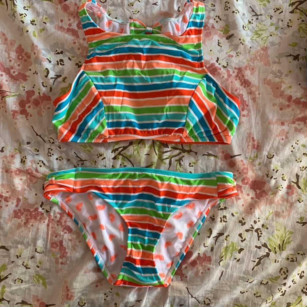 Bikini Lab Striped Bikini Set